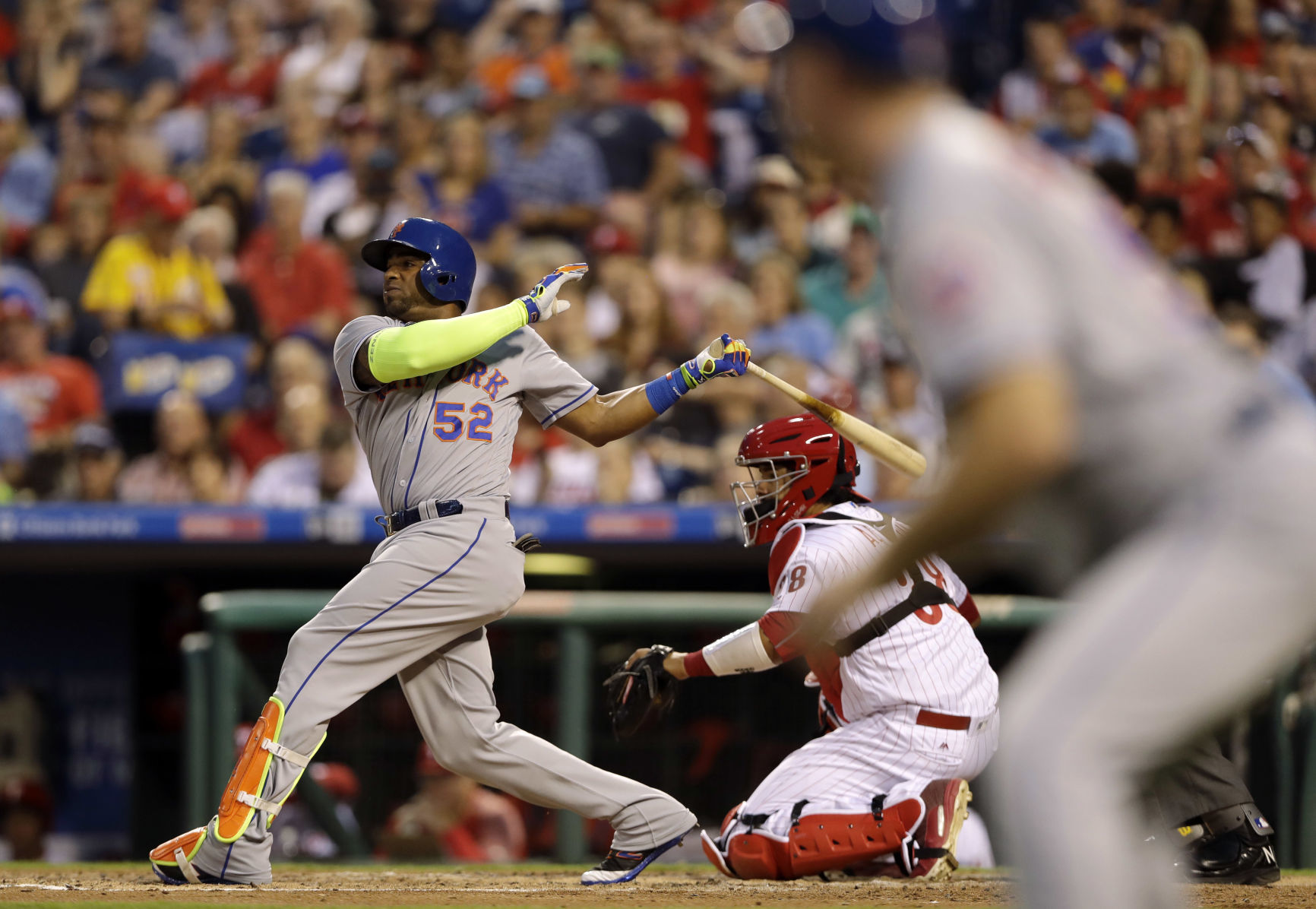 Mets-Cespedes Swings Baseball
